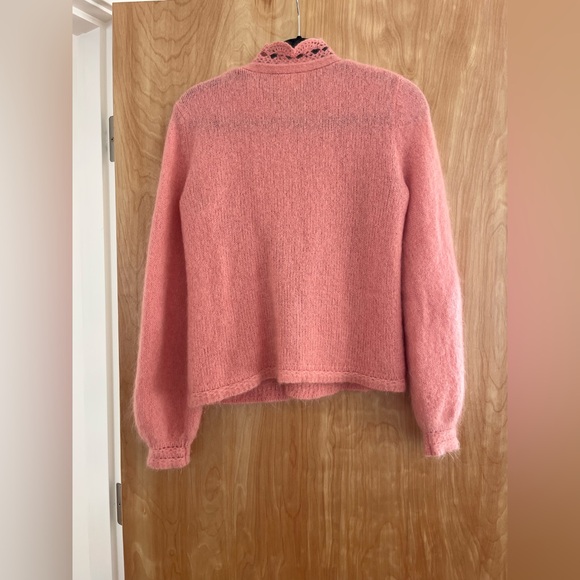 Sézane Angie Blush Pink Sweater Cardigan, size S - Picture 4 of 4